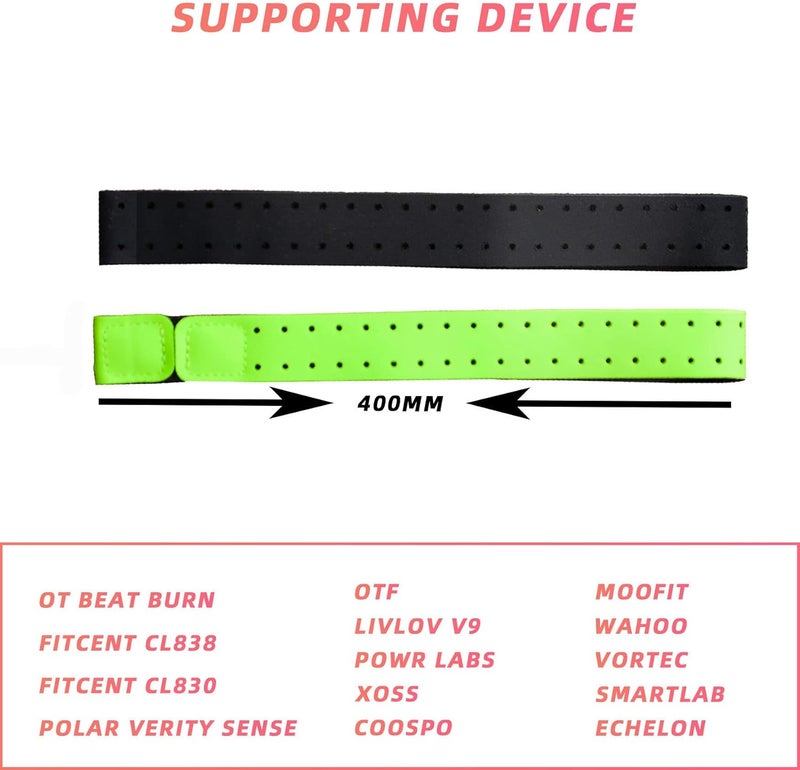 Fitcent Replacement Armband Strap Compatible with OTF, OTF Burn, Orange Theory Fitness, OT Beat Heart Rate Monitor Band… - Image 3